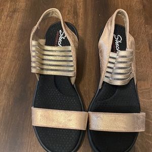 Ladies memory foam Sketchers Wedge sandal